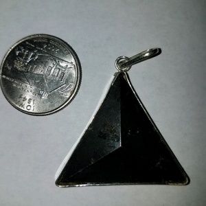 Black Tourmaline Crystal Pendant